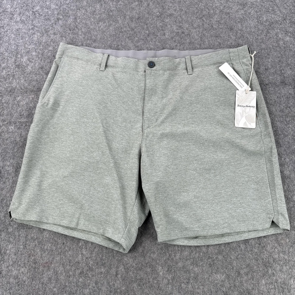 Tommy Bahama Shorts Mens 42 Sage Green IslandZone UPF 30 Quick Dry Golf Wicking